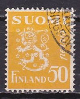 Finland, 1930, Lion, 50p, USED - Oblitérés