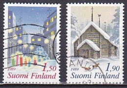 Finland, 1989, Christmas, Set, USED - Usados