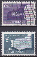 Finland, 1965, Jean Sibelius, Set, USED - Gebraucht