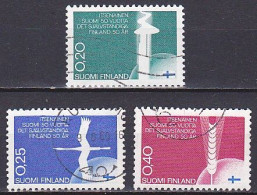 Finland, 1967, Finnish Independence 50th Anniv, Set, USED - Oblitérés