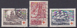 Finland, 1937, Red Cross Fund, Set, USED - Usados