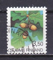 Finland, 1991, Regional Flowers/Oak, 3.50mk, USED - Used Stamps