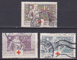 Finland, 1934, Red Cross Fund, Set, USED - Usados