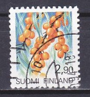 Finland, 1991, Regional Flowers/Sea-buckthorn, 2.90mk, USED - Gebraucht