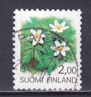 Finland, 1990, Regional Flowers/Wood Anemone, 2.00mk, USED - Gebraucht