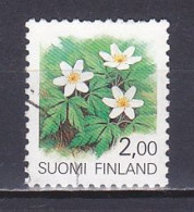 Finland, 1990, Regional Flowers/Wood Anemone, 2.00mk, USED - Usados