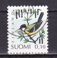 Finland, 1991, Birds/Great Tit, 0.10mk, USED - Usados