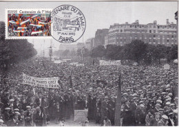 MANIFESTATION DU 1er MAI -  PARIS Avec Le Timbre - Manifestations