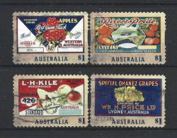 Australia 2016 Fruit Labels S.A. Y.T. 4332/4335 (0) - Usados