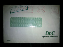 NORVÈGE, Enveloppe De "DnD Sjomannsavdelingen" Circulée Par Avion Avec Affranchissement Mécanique. Année 1985. - Used Stamps