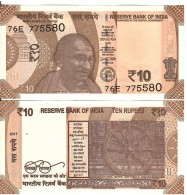 7India  P-109a  10 Rupees 2017   UNC - Indien