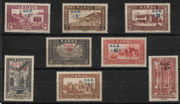 Maroc, 1933/34 Série N° 153/160**/* Cote YT + 44€ - Neufs