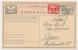Verhuiskaart G.13 Bijfrankering Zeist - Duitsland 1941 - Lettres & Documents