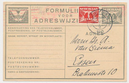 Verhuiskaart G.13 Bijfrankering Zeist - Duitsland 1941 - Storia Postale