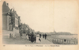 Paramé * Vue Sur La Digue * Villas * Au Loin , St Malo - Parame