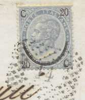 Italy Livorno Letter 1867 Michel Type III - Ungebraucht