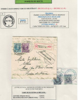 TP 207-198-246-286 S/L. Recommandée Obl. BXL QL 5/12/30 > Meux - Covers & Documents