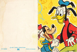 Petit Calendrier 1977 Publicitaire * Walt Disney DISNEY - Donald & Dingo Déguisés " - Petit Format : 1971-80