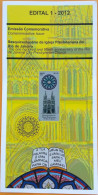 Brochure Brazil Edital 2012 01 Presbyterian Church Religion Without Stamp - Lettres & Documents
