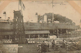 AC360 33 BATEAUX  BORDEAUX  LORMONT(13)CROISEUR CUIRASSE "KLEBER" EN CONSTRUCTION LANCE LE 20SEPTEMBRE 1902 //PRECURSEUR - Bordeaux