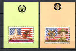 St Vincent 1986 Set Boyscouts/Pfadfinder Stamps (Michel Block 31/32) Nice MNH - St.Vincent (1979-...)