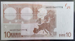 1 X 10€ Euro Draghi E003C4 X65315617778 - UNC - 10 Euro