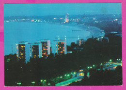 311090 / Bulgaria - Sunny Beach - Nacht Night Nuit Resort Hotels , Black Sea 1984 PC Septemvri Bulgarie Bulgarien - Bulgaria