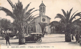 Algérie - SIDI BEL ABBÈS - L'église à Travers Les Palmiers - Ed. L.L. Lévy 27 - Sidi-bel-Abbes