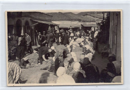 Albania - TIRANA - The Cotton Market - REAL PHOTO (circa 1932) - Publ. Agence Trampus  - Albanie