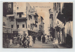Judaica - MAROC - Fez (Fès) - Grande Rue Du Mellah, Quartier Juif - Ed. Chambon 78 - Jewish