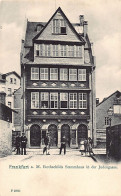 Judaica - GERMANY - Frankfurt - Rothschild's House In The Jewish Alley - Publ. Metz & Lantz  - Jewish