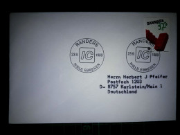 DANEMARK, ENveloppe Distribuée En Allemagne Avec Cachet Spécial. Année 1990. - Used Stamps