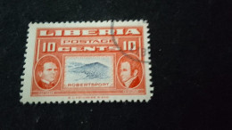 LİBERYA--1952   10  C      DAMGALI - Liberia