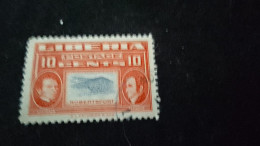 LİBERYA--1952   10  C      DAMGALI - Liberia