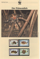 British Indian Ocean Territory 1993 WWF W. W. F. Set Of Mint Stamps, Coconut Crab Kokosdief Fauna - Nuovi