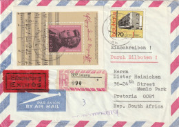 Germany DDR Eilsendung Express Einschreiben Registered Cover - 1981 - Mozart Bauhaus Architecture Gropius - Covers & Documents