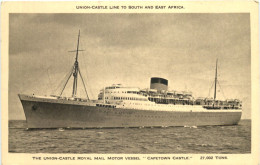 Union-Castle Mail Motor Vessel Capetown Castle - Passagiersschepen