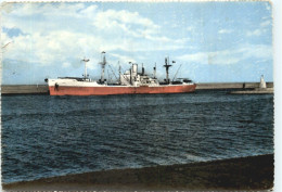 Suez Canal Steamer Passing The Deviation - Andere & Zonder Classificatie