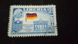 LİBERYA--1952   5 C      DAMGALI - Liberia