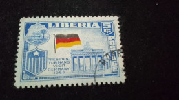 LİBERYA--1952   5 C      DAMGALI - Liberia