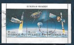Suecia - 1991 - Europa-CEPT: Space Used - Yv 1653/55 - 1991