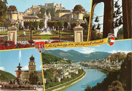 *CPM  - AUTRICHE - SALZBURG - Die Festspielstadt - Multivue - Salzburg Stadt