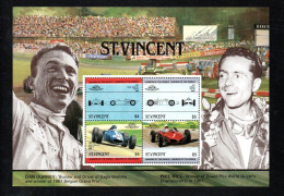 St Vincent 1985 Sheet Auto/Cars/Ferrari Stamps (Michel Block 17) Nice MNH - St.Vincent (1979-...)