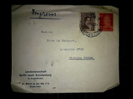 ARGENTINE, Enveloppe Circulée Avec Une Variété De Timbres-poste De Proceres De La Patria. Année 1959. - Gebruikt