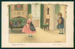 Artist Signed Pauli Ebner Children Serie 1362 Postcard TC2428 - Autres & Non Classés