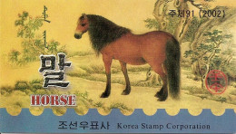 KOREA NORTH (DPR), 2001, Booklets 100, Horse - Corea Del Nord