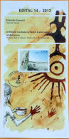 Brochure Brazil Edital 2013 14 Rock Art Amazonas Amazonia Without Stamp - Brieven En Documenten