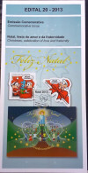 Brochure Brazil Edital 2013 20 Christmas Religion Turma Da Monica Without Stamp - Briefe U. Dokumente
