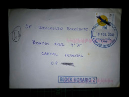 ARGENTINE, Enveloppe Distribuée à Capital Federal Avec Cachet De La Poste Spécial. Année 2000. - Gebruikt