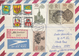 Germany DDR Einschreiben Registered Cover - 1986 1985 (1983) - Berlin 750 City Arms Type - Lettres & Documents